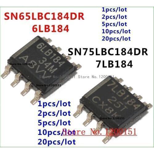 SN65LBC184DR 65LBC184 6LB184 SN75LBC184DR 75LBC184 7LB184 SOP8