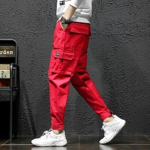 StreetWear Spring Mens Joggers Pants Hip Hop Fashions 2020 Fall Street Wear Harem Casual Trouers