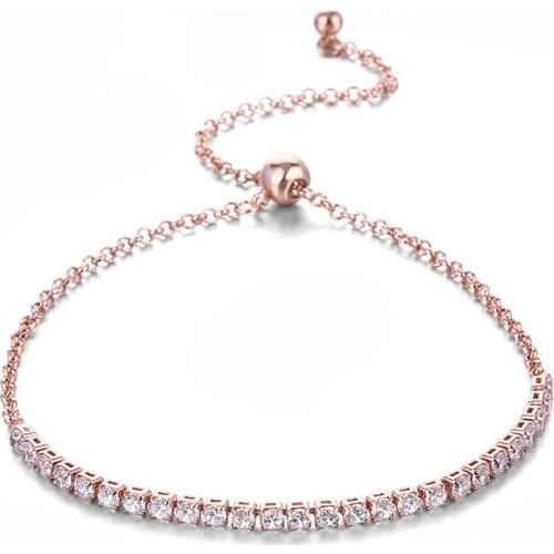 ZSLBS Korea Fashion Adjustable Charm Crystal Bracelets For Women Cubic Zirconia Bracelet Bangle Jewelry Gifts Pulseras Mujer