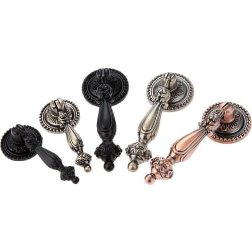 2Pcs Vintage Wardrobe Pull Handle Door Pulls Drawer Dresser Handles Kitchen Cupboard Handle Cabinet Knobs and Handles