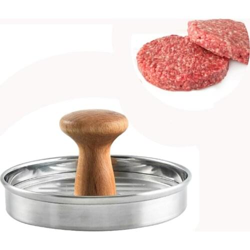 3 PCS Burger Press Stuffed Hamburger Patty Maker Mold Stainless Steel Non-Stick Meat Presser for BBQ Griddle Grill Wholesale X2