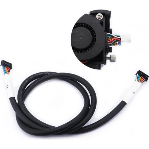 3D Printer Accessories Dual Fan head hotend Printing Sprinkler Extruder Interface Line for Double fans cable 3d printer parts