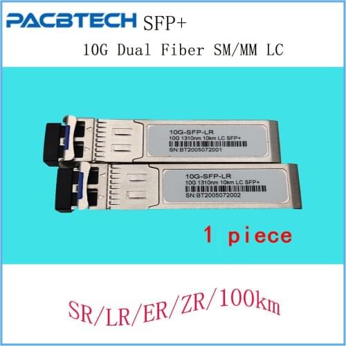 Free shipping 10G SFP+Transceiver Dual Fiber 20km 40km 80km 100km LC Connector SFP Module Compatible with cisco mikrotik juniper