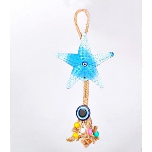 Bimbambom Sea Star Blue White Cleave Pendulum wall Decoration wall graphics gráficos de parede настенная графика