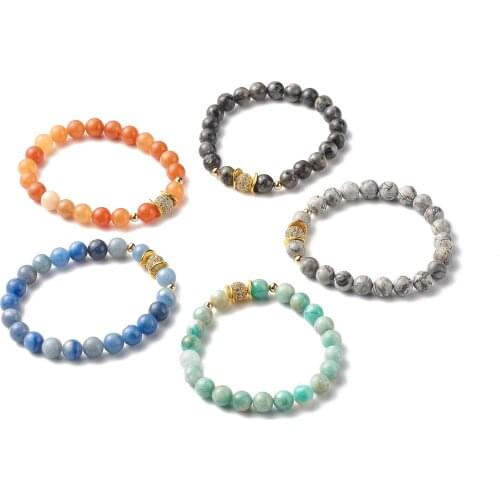 FASHEWELRY Stone Bracelets