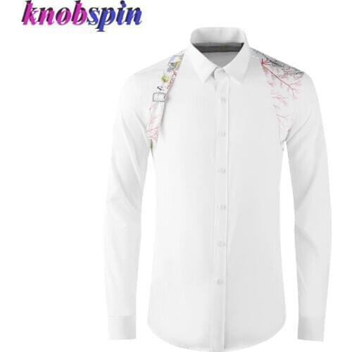 Brand design Men Shirt Long Sleeve Slim Camisas masculina High quality Cotton Business Male Dress Shirts Plus Size M-4XL Clothes