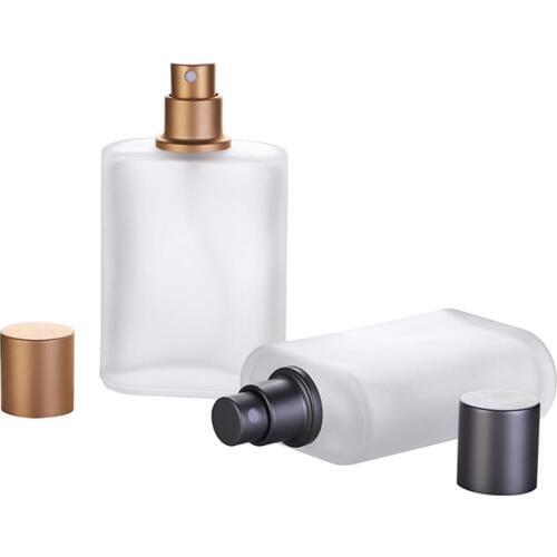 OXFUL 1Pcs 30ml 50ml Frosted Glass Empty Bottle Sprayable Enough Spray Bottle Odor Travel Size Portable Reuse Perfume Bottles