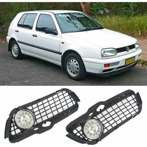 Liplasting Halogen/LED Car Fog Light Lamp Assembly Daytime Running Driving Headlight External Light For Volkswagen Golf 3 XNC