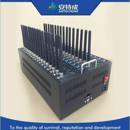 USB Interface 32 Ports GSM GPRS SMS Modem Pool AT Command Bulk SMS Machine 32 Ports