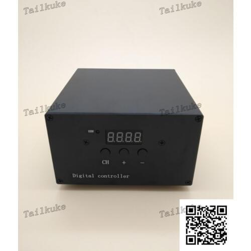 Machine Vision Light Source 60W Dual Channel Digital Controller 2 Way External Trigger Stroboscopic Controller