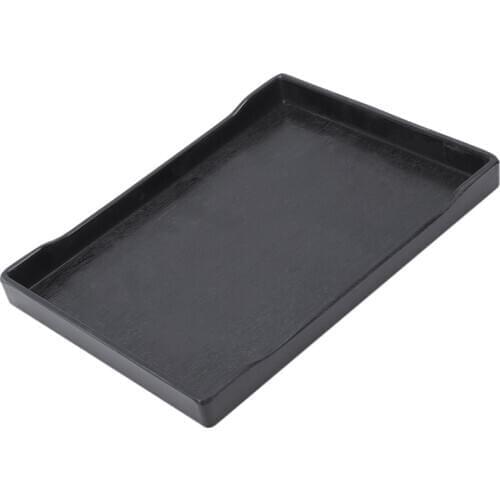 Quality Rectangular plastic tray of restaurant service fast food pizzeria dinner