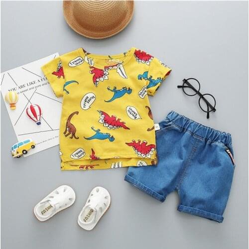 BibiCola Summer baby Boys Clothes set newborn Boy Tops +shorts 2pcs toddle Boys Clothing Set Kids Boy Clothing bebe baby clothes