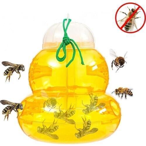 Hot Bee Catcher Beehive Wasp Trap Hornets Yellow Jackets Wasp Repellent Hornet Trap Wasp Hornet Hanging Traps Killer Home Garden