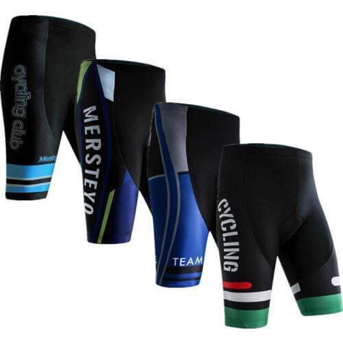 Mersteyo Mens Breathable MTB Cycling Shorts 3D Gel Padded Downhill Road Bike Bicycle Shorts Sport Riding Shorts culote ciclismo