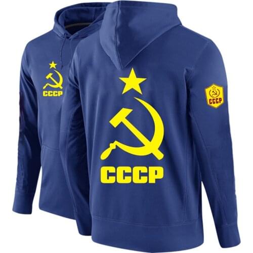 2021 New Autumn Winter CCCP Hoodie Oversized Men Clothing Harajuku Fashion Streetwear Pullover Sport Coat Sport Tops