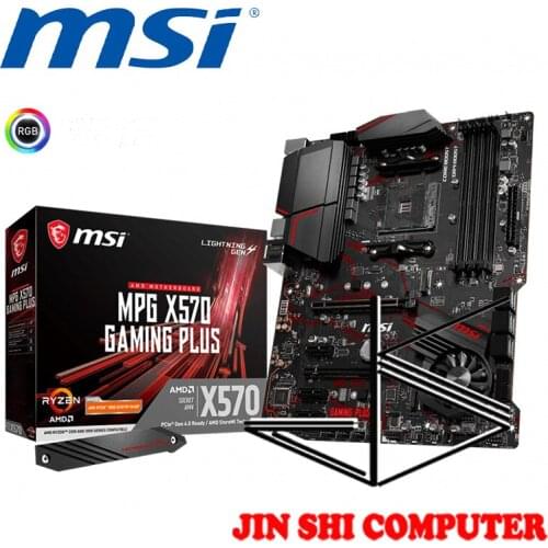 NEW MSI MPG X570 GAMING PLUS AMD Ryzen™ 5000 Series AM4 socket Supports DDR4 Memory, up to 4400+(OC) MHz PCIe 4.0 with M.2