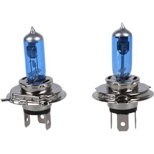 New 2 H4 SUPER WHITE Car HEADLIGHT Bulbs Bulb LAMP 12V 100W
