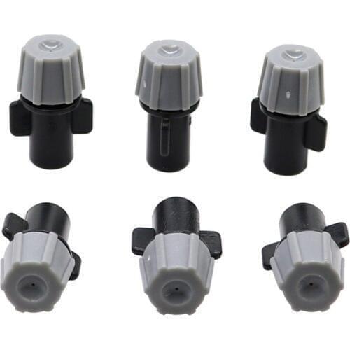 Greenhouse Sprayer 6 Mm Interface Gray Atomizing Nozzle Agriculture Irrigation System Misting Nozzle Garden Water Spray 500 Pcs