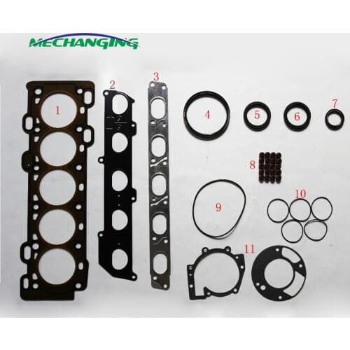 For VOLVO S40 C70 V50 C30 2.4 B5244S4 B5244S5 B5244 Full Set Overhaul Package Auto Parts Engine Gasket 50288100