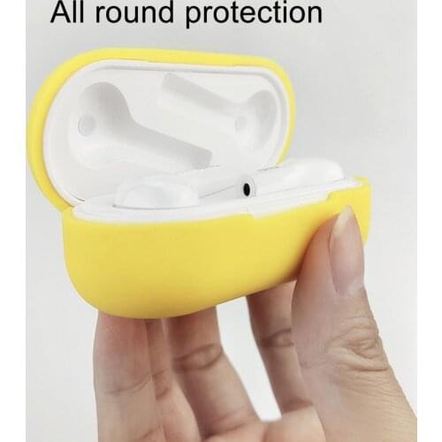 Bluetooth Earphone Full Protection Cover Shockproof Protective Silicone Case with Carabiner for Huawei Freebuds 3i Flypods 3