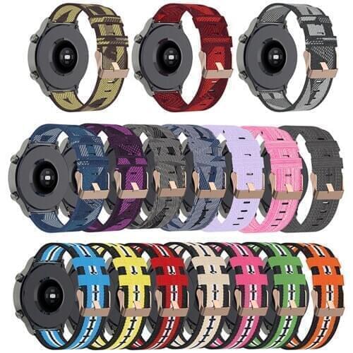 22MM Nylon Watch Band for Huawei Watch GT2 PRO for Honor Magic Watch2 46mm Wristwatch Band Strap Bracelet Belt