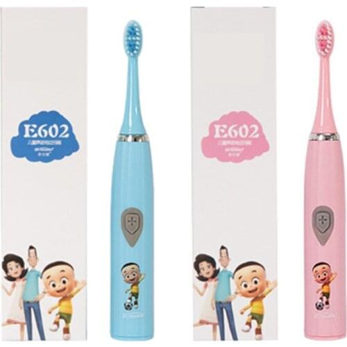 Cute Children Cartoon Pattern Electric Toothbrush Double-sided Teeth sonic ToothBrush Heads For Kids with Soft Replacement Heads