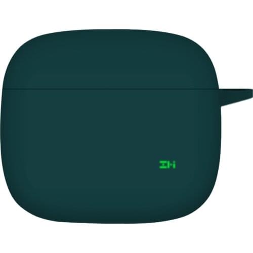 Earbuds SkinSilicone Case Cover for ZMI PurPods Pro True Wireless Earbuds Charging Case Shockproof Protective Skin with Keychain