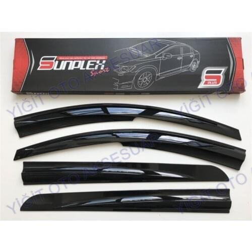 For DACIA LODGY Rain Wind Deflector 2012-2017 Sunshade Curtains Car Windshield Auto Accessory Universal Spilitter Mud Flap