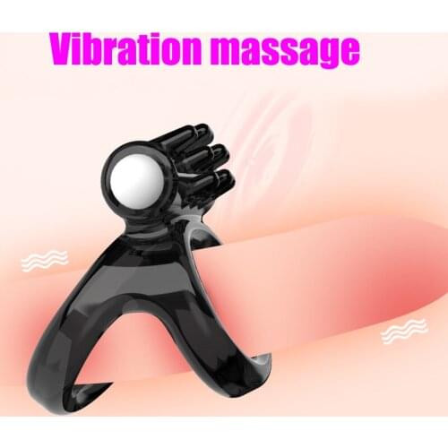 Vibration Massage Strapon Cock Ring Penis Sex Toys for Men Chastity Cage Stretcher Sextoys Audlt Products Couples Tools Erotic