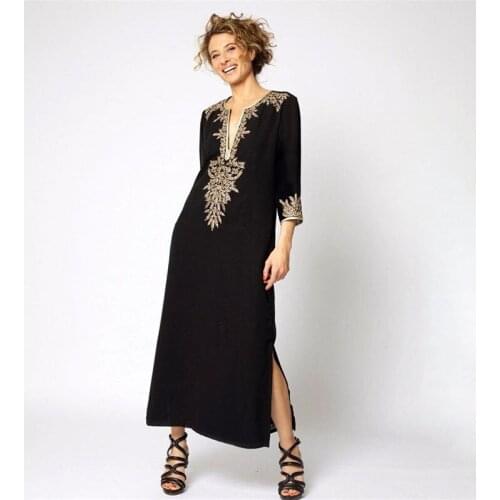 Womens Swimsuits Pareo Cover Up Beach Dress Tunic Plus Size Saida De Praia Feminino 2021 Swimwear Kaftan Cape Print Embroidery