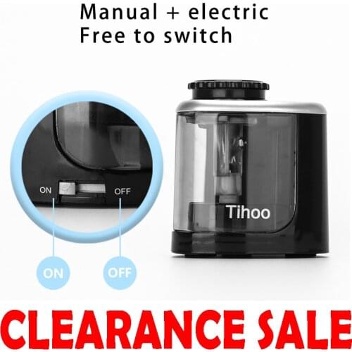 1pc Electric Auto Pencil Sharpener Touch Switch Pencil Sharpener Stationery Pencil and Color Pencil School Office Home for 6 M&G