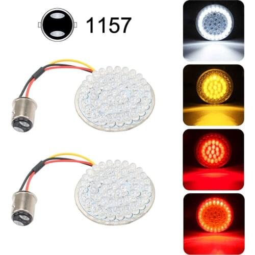 1156 1157 LED Motorcycle Turn Signal Rear Lights Lamp For Harley Sportster XL 1200 883 Dyna FXDF Fat Bob Softail