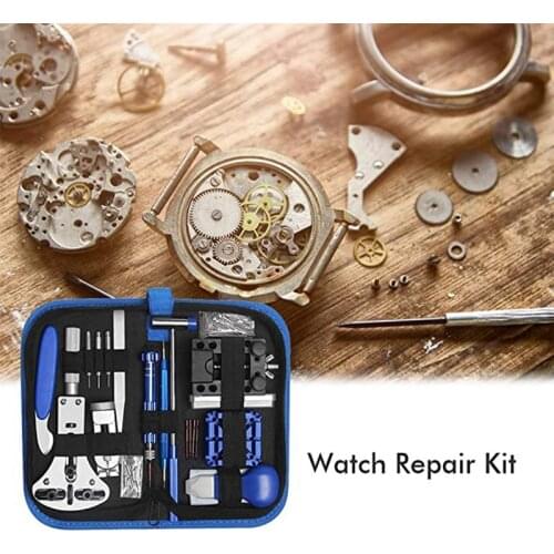 185 PCS Watch Repair Tools Watch Battery Change Replacement Watch Back Opener Repair Kit, Spring Bar Tool Box Opener Kit
