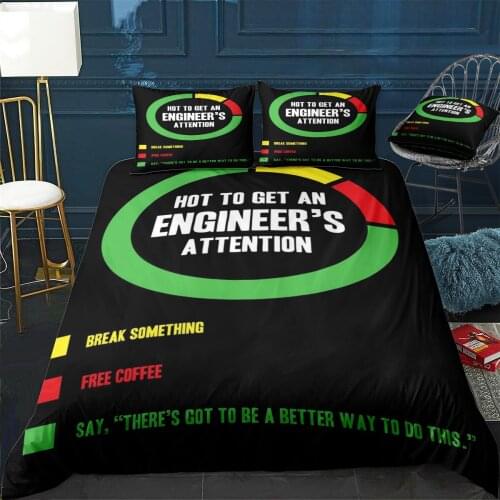 How to get an Engineers a Duvet Cover Comfortable Quilt Home Decora Design Universal Bedding Set Bedclothes+Pillowcase 3pcs