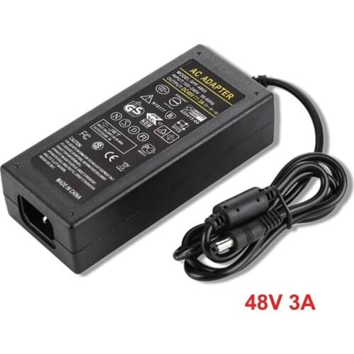 48V 3A 2A 1A POE Adapter 96W 48W AC Adapter POE Ethernet Power Supply for Camera TV
