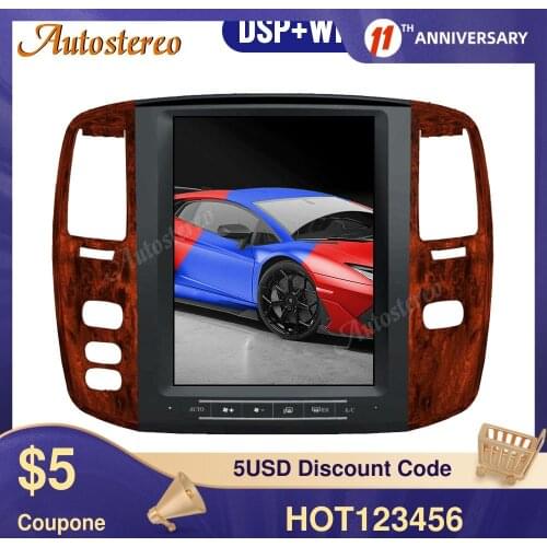 For Lexus LX470 2004-2007 Android 9.0 4G Car Multimedia Player Car GPS Navigation Auto Stereo Radio Tape Recorder Head Unit 64GB