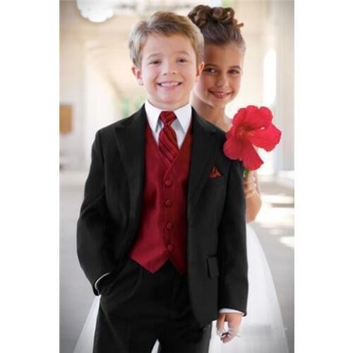Free shipping/ Wholesale - Hot Sale boy suits wedding suit Groom Wear & Accessories Boys Attire Groom Tuxedos Kid Blazer