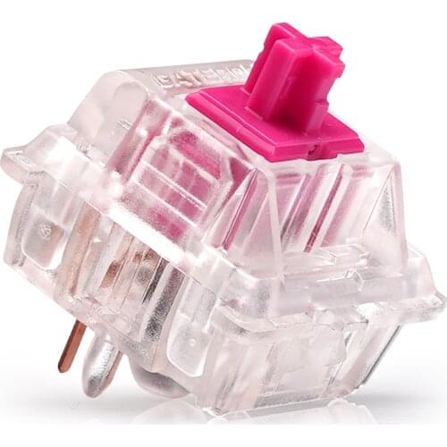 Aliaz Silent Tactile Switches 5 Pins 60g/70g/80g/100g for mx Mechanical Keyboard