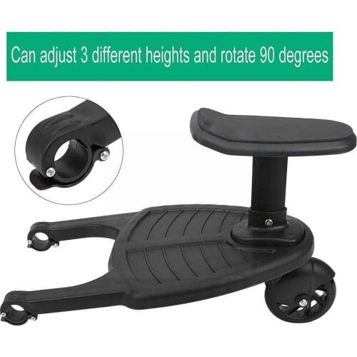 Baby Stroller with Seat For Kids Child Pram Wheel Scooter Standing Adapter Twins Child Auxiliary Trailer Pedal Pedal Board A6K2