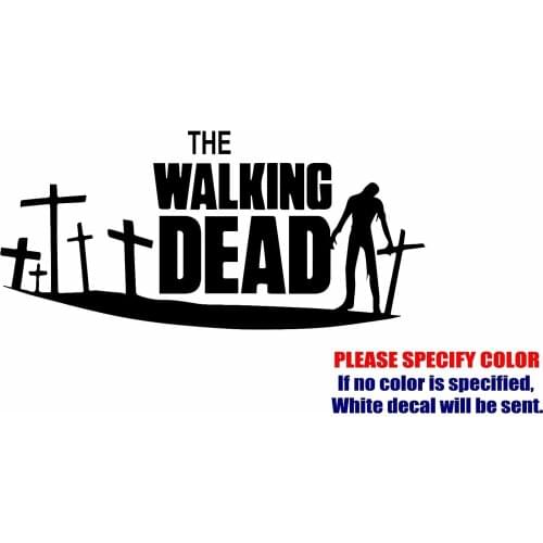 The Walking Dead Zombie #3 Decal Sticker Funny Vinyl Window sticker 12.7cm