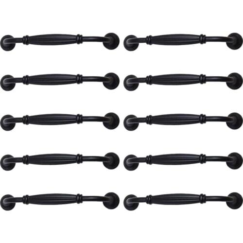JFBL Hot 10Pcs Hole Spacing 128mm Kitchen Cabinet Door Handles Drawer Furniture Bedroom Pull