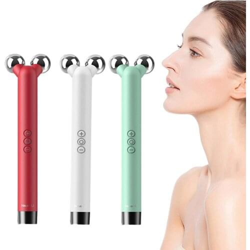 Microcurrent Beauty Vibration Massage V Face Lifting Firming Eliminate Double Chin Remove Wrinkles Massager Skin Care