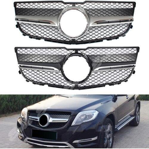 Front Racing Bumper Grille Upper Facelift Grill For Mercedes-Benz X204 GLK Class 2013 2014 2015
