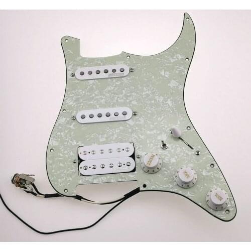 Electric Guitar Pickups Stratocas Guitar Pickups Wilkinson Alnico5 SSH Style 7-Way type fully loaded pickguard