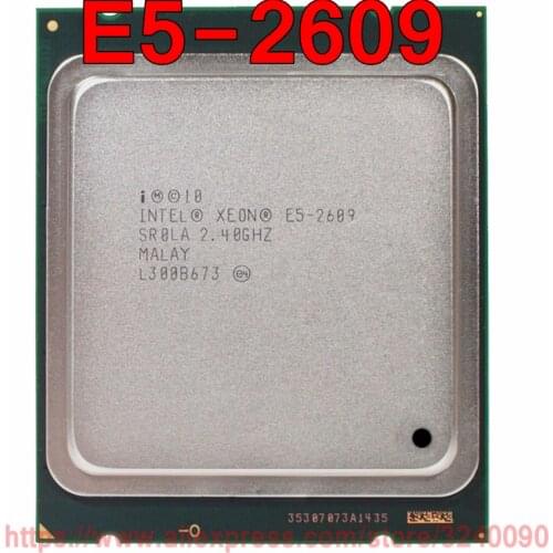 Intel Xeon CPU E5-2609 SR0LA 2.40GHz 4-Core 10M LGA2011 E5 2609 processor free shipping speedy ship out