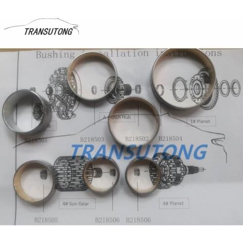 8HP45 8HP55 Automatic Transmission Bushing Repair Kit For BMW JAGUAR LAND ROVER AUDI