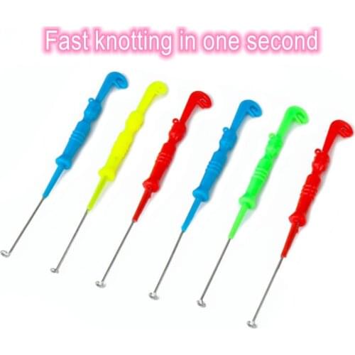 2021 Fishing Universal Fly Nail Knot Tying Tools Extractor Hook Remover Quick Knot Tying Loop Knot Tyer Tool and Carabiner Clip