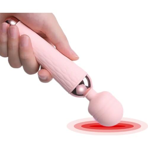 Sex Shop Powerful Clit Vibromasseur Femme, USB Charge AV Magic Wand Vibrator Massager Adult Sex Toys for Woman Masturbator