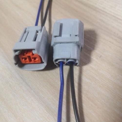 2 Pin/Way Female Camshaft Position Sensor Plug Fog Light Connector Wire Harness Pigtail Cable For Mazda 6195-0003