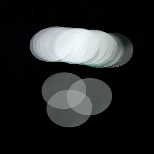 60 70 80 90 100mm Large Round Microscope Glass Coverslip Slides Cover Glass For Preparation of Specimen Microscope Slides 100PCS